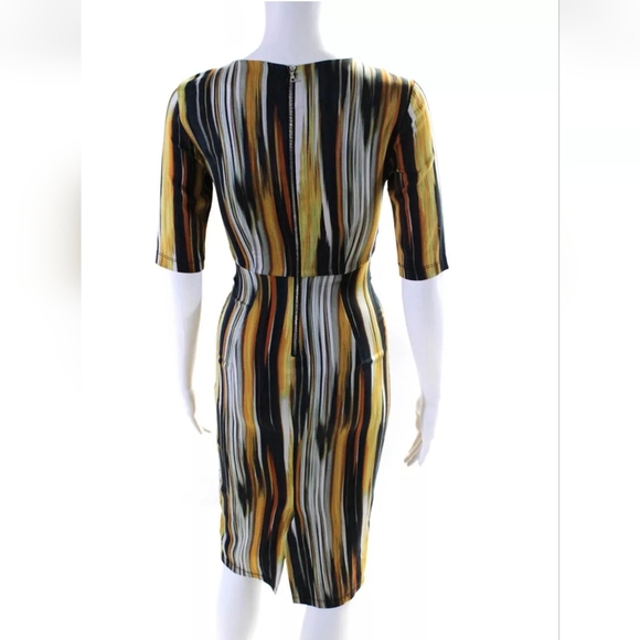 Suno Multicolor Striped Cut Out Waist Dress, Sz 0, EUC - Picture 3 of 5